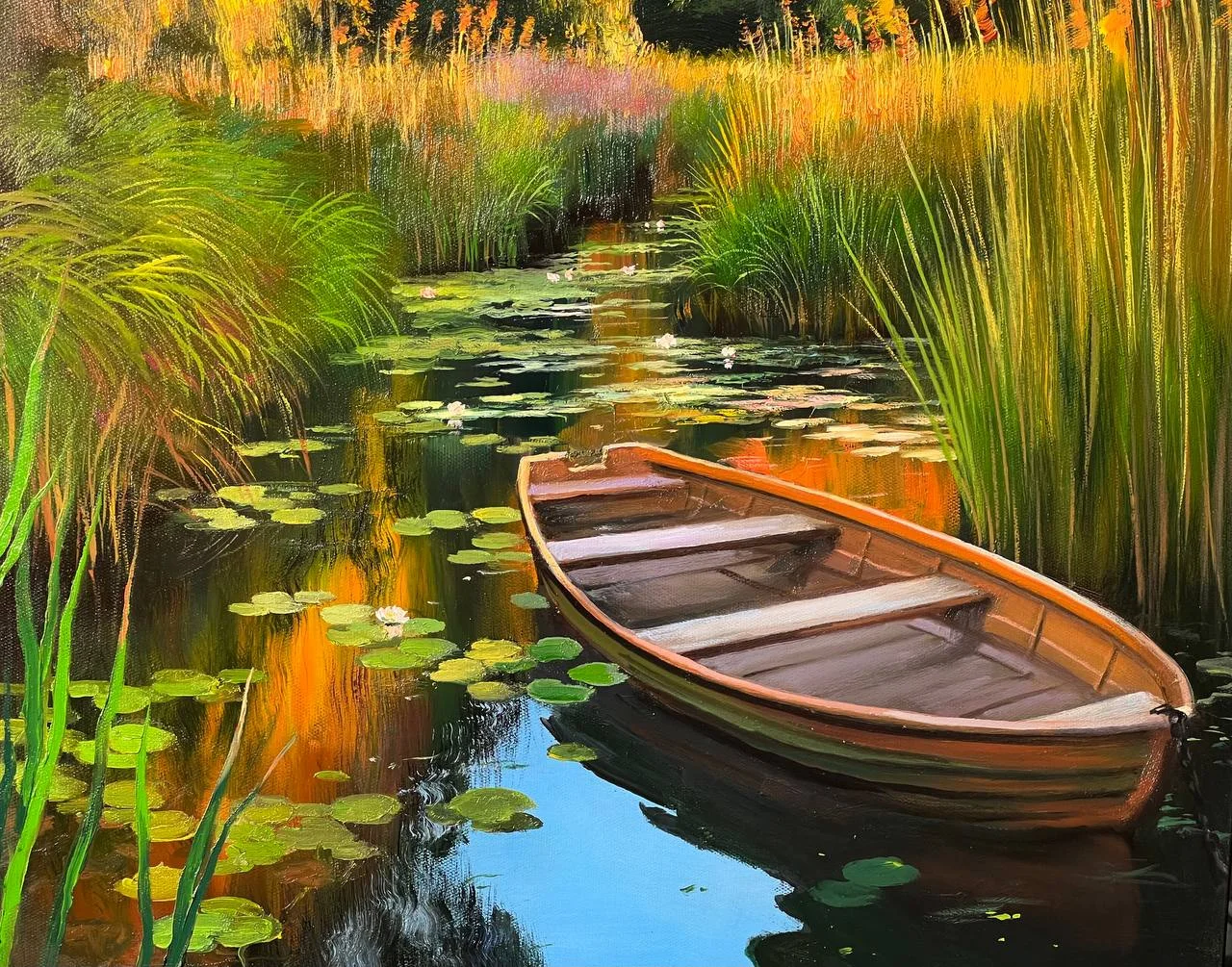 Boat at Sunset — 4