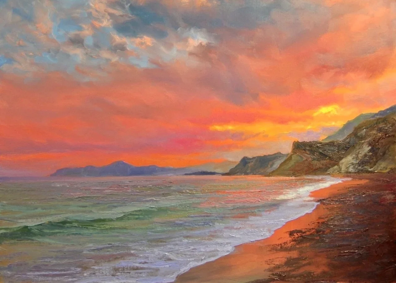 Sunset at Sea