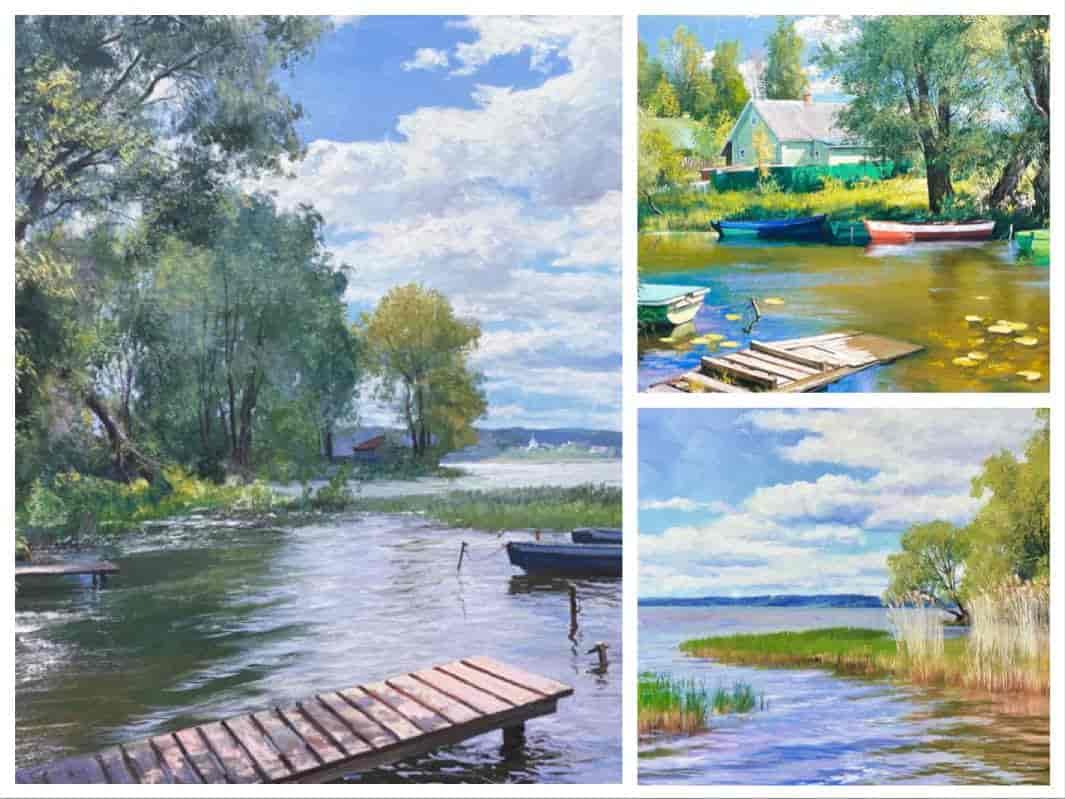 Пленэрная живопись (с обратной связью)