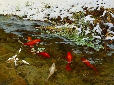 Рыбки в прозрачной воде