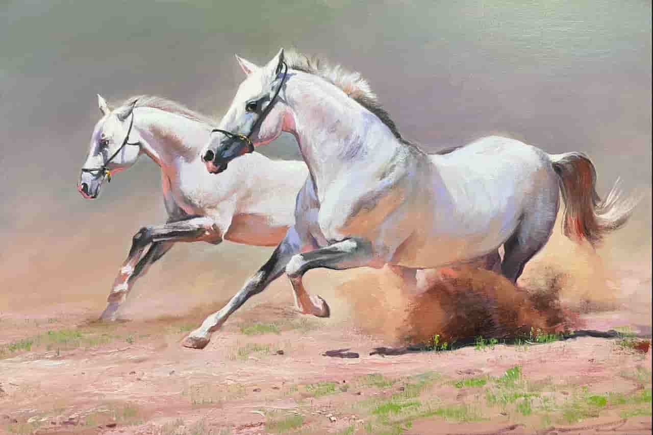 Бегущие лошади